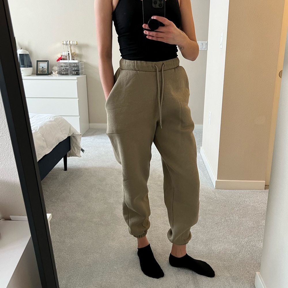 Oversized fashion sweat pants